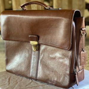 Coach Leather Briefcase (NEVER USED)
